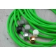 zielony kabel w oplocie do lamp